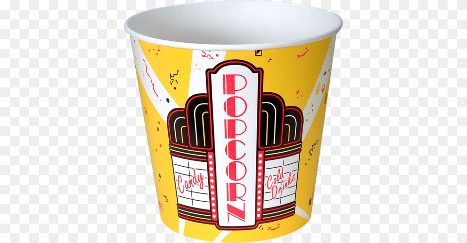 Product Solo Foodservice Retro Style Popcorn Bucket Bowl Paper, Cup Png Image