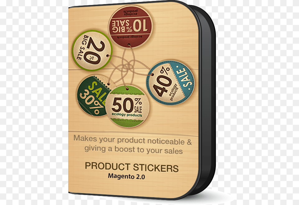 Product Stickers Magento Illustration, Advertisement, Poster, Logo, Symbol Free Png Download