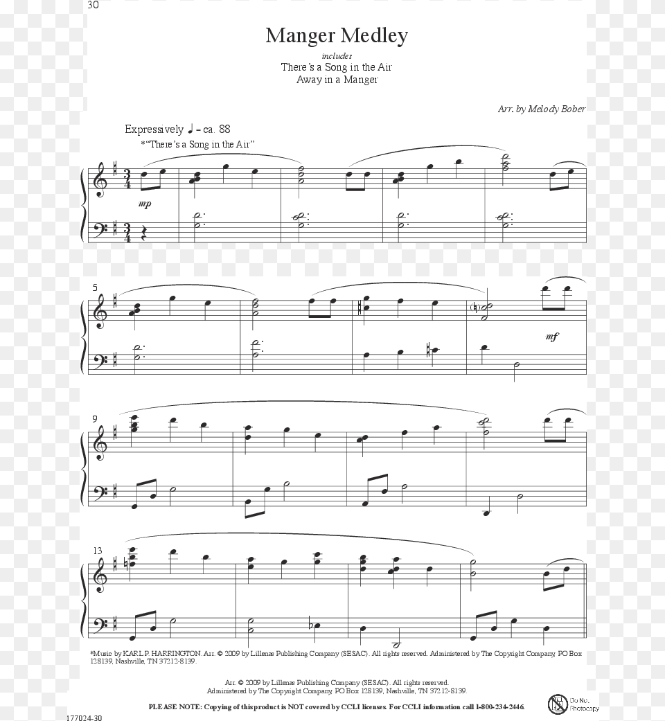 Product Thumbnail 13 Kyrie For Magdalene Sheet Music Choir, Sheet Music Free Png