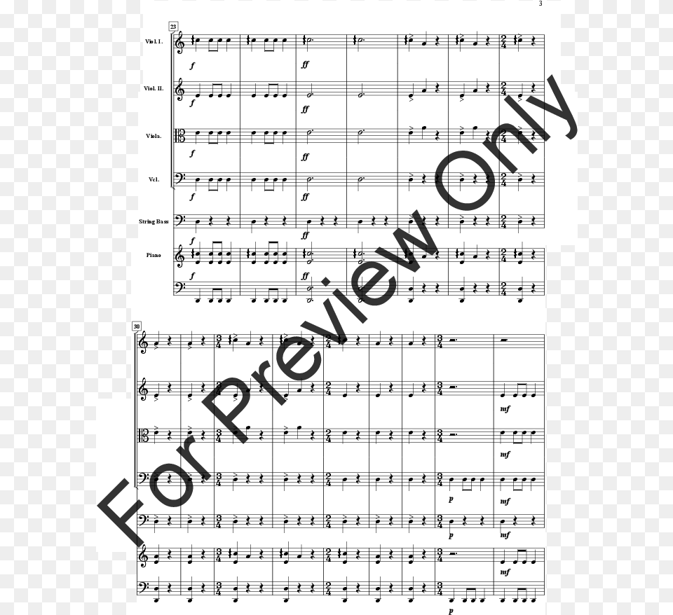 Product Thumbnail 2 Main Street March Sheet Music, Page, Text, Sheet Music Png Image