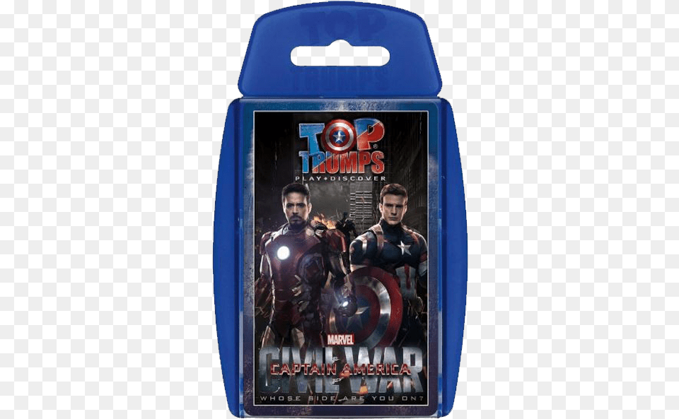 Product Toptrumps Captainamerica Civil War Top Trumps, Adult, Male, Man, Person Free Transparent Png