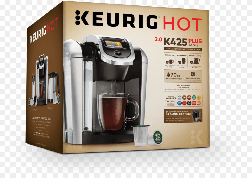 Product View Keurig K200 Plus Series, Cup, Device, Appliance, Electrical Device Png Image