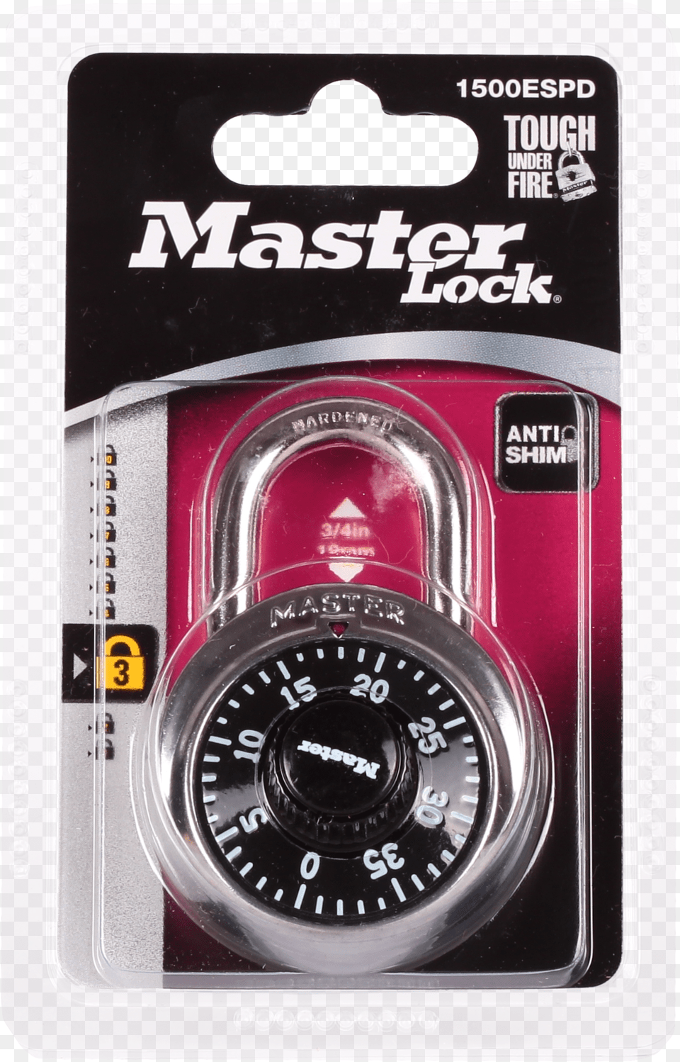 Product View Master Lock 1500 Package Png