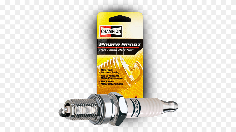 Product View Power Sport Spark Plug By Champion Champion Spark Plugs Power Sport Spark Plug, Adapter, Electronics, Smoke Pipe Png