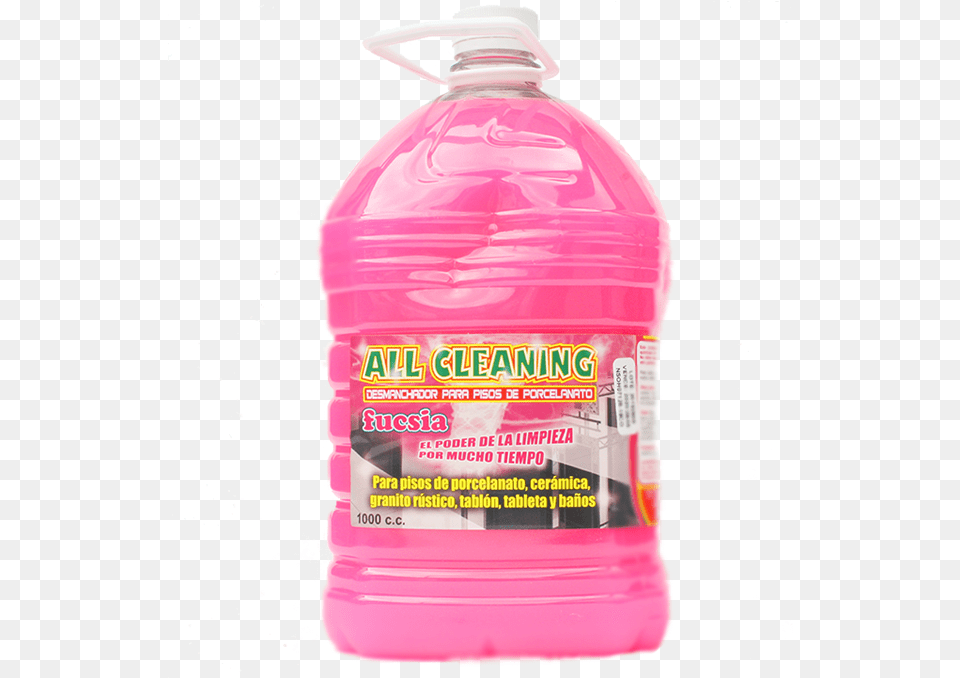 Producto Induservin All Cleaning Fucsia Desmanchador Plastic Bottle, Water Bottle, Food, Ketchup Png Image