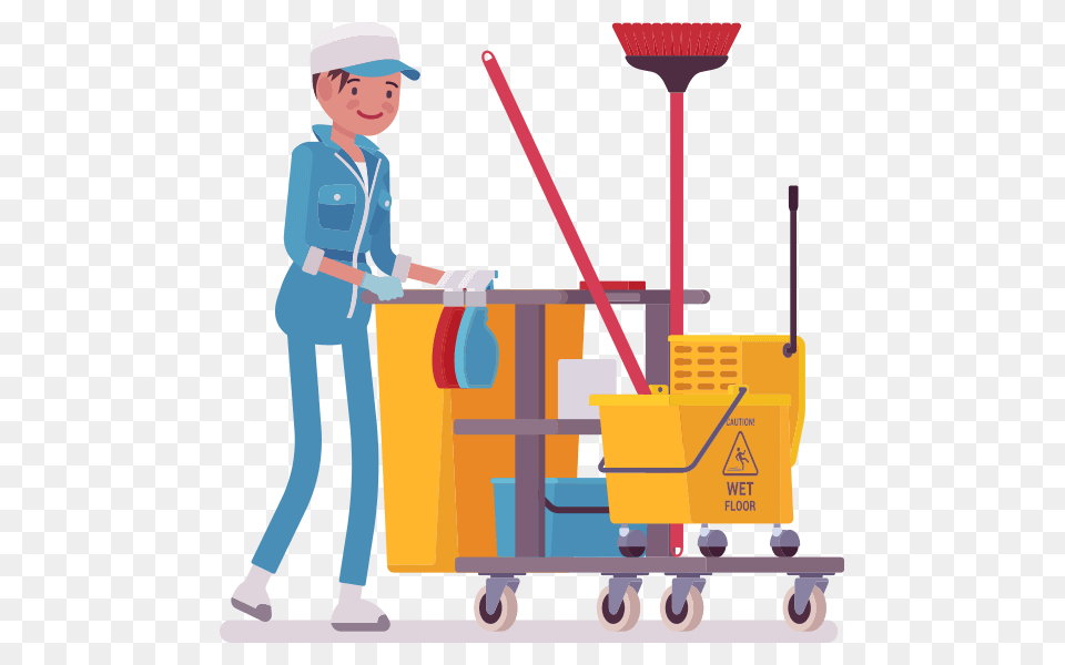 Products, Cleaning, Person, Worker, Bulldozer Png Image