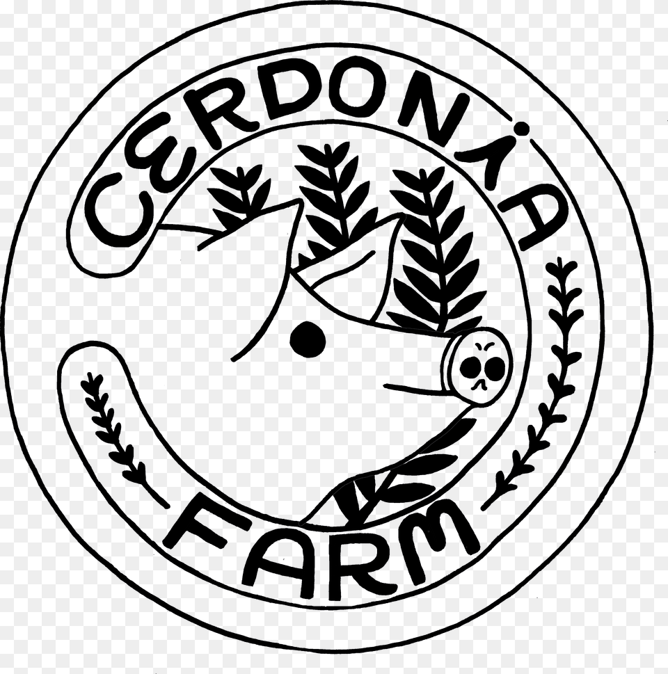Products And Pricing Order A Whole Pig Cerdonia Farms, Logo, Badge, Symbol, Emblem Png