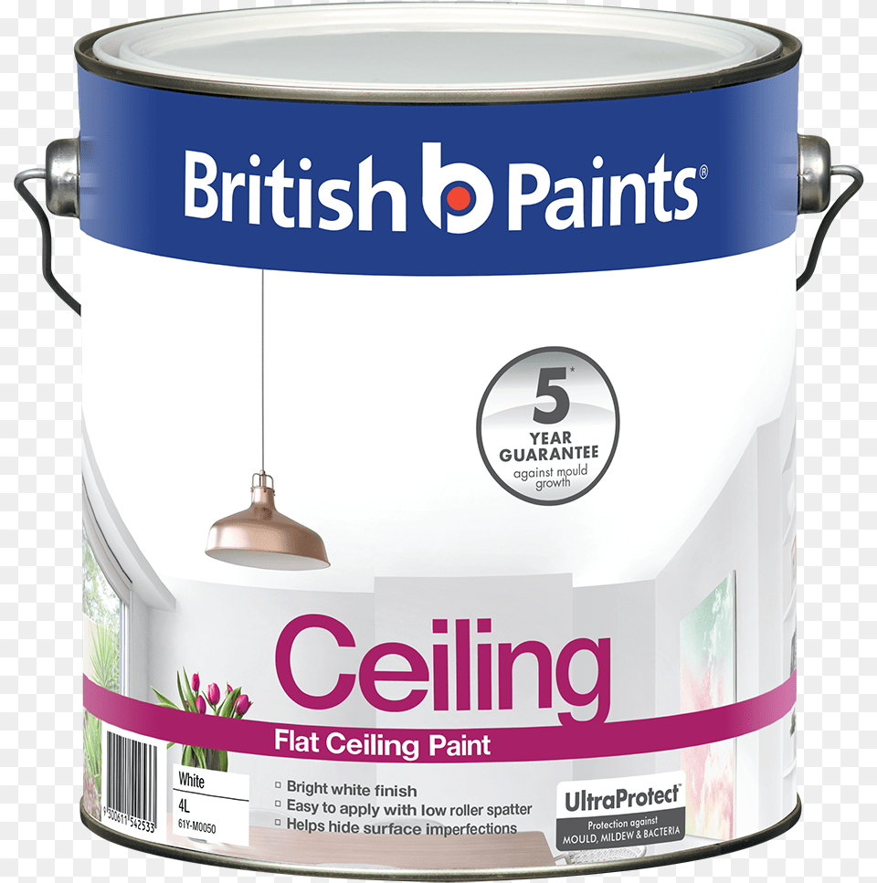 Products Available In This Colour British Paints Ceiling Paint, Paint Container, Can, Tin Free Png