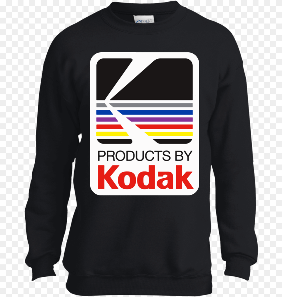 Products By Kodak Vintage Logo Youth Youth Teeever T Shirt, T-shirt, Clothing, Long Sleeve, Sleeve Free Transparent Png