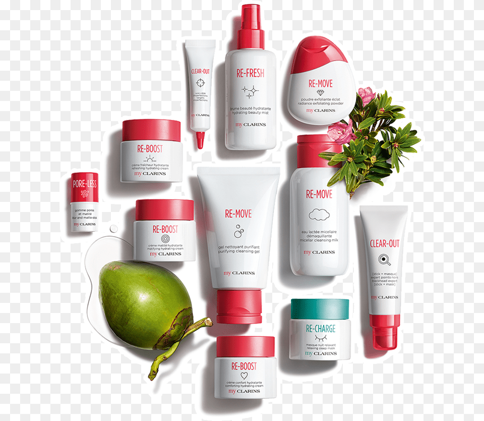 Products My Clarins My Clarins Clear Out, Bottle, Lotion, Produce, Plant Free Transparent Png