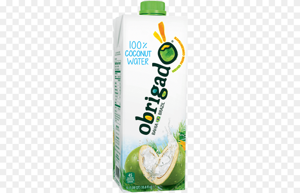 Products Obrigado Coconut Water, Food, Fruit, Plant, Produce Free Png Download