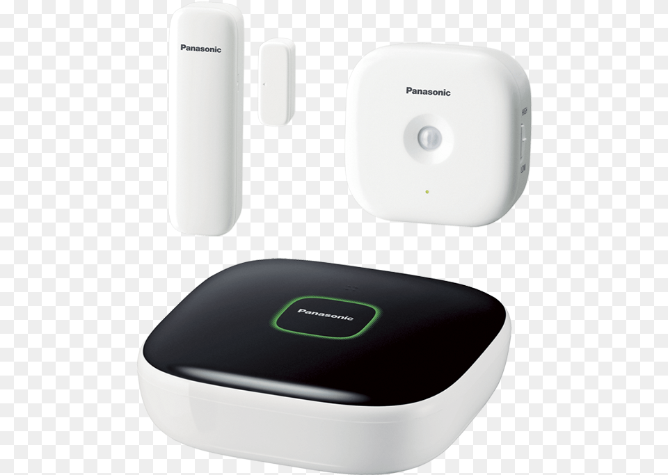 Products Panasonic Smart Home Safety Starter Kit, Electronics, Hardware, Modem, Computer Hardware Free Transparent Png