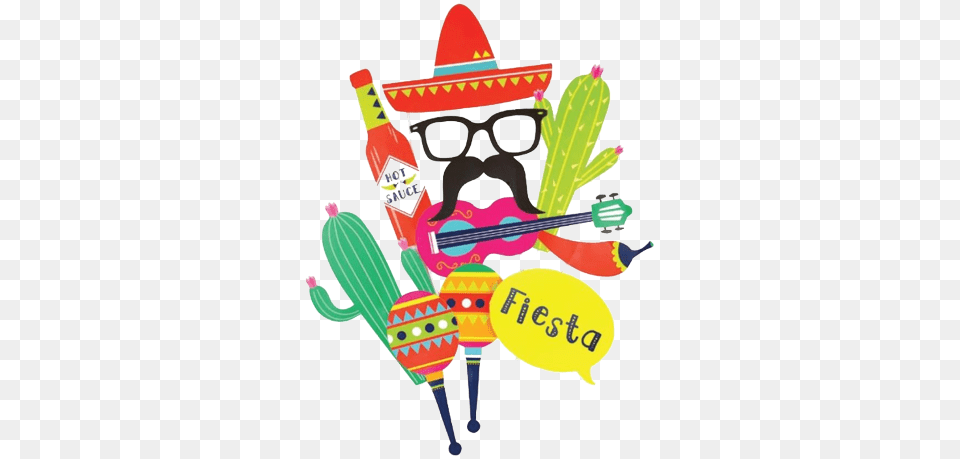 Products Tagged Mexican Fiesta Decorations Just Party Supplies Nz, Clothing, Hat, Accessories, Glasses Png Image