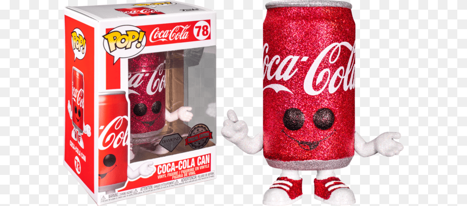 Products U2013 Tagged Ad Icon Mypopsca Coca Cola Funko Pop Glitter, Beverage, Coke, Soda, Can Png Image