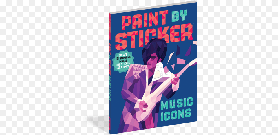 Products U2013 Tagged Bowie Paint By Music 12 Classic Photographs One Sticker At A, Book, Publication, Advertisement, Poster Png Image