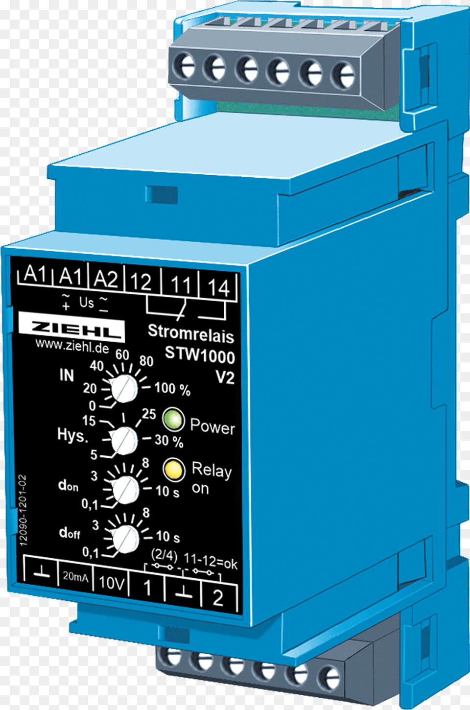 Produktfoto Ziehl Watchdog Protection Relay, Electrical Device Png