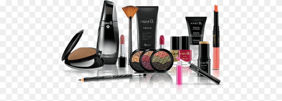 Produtos Da Linha Completa Produtos De Maquiagens, Cosmetics, Lipstick Free Png Download