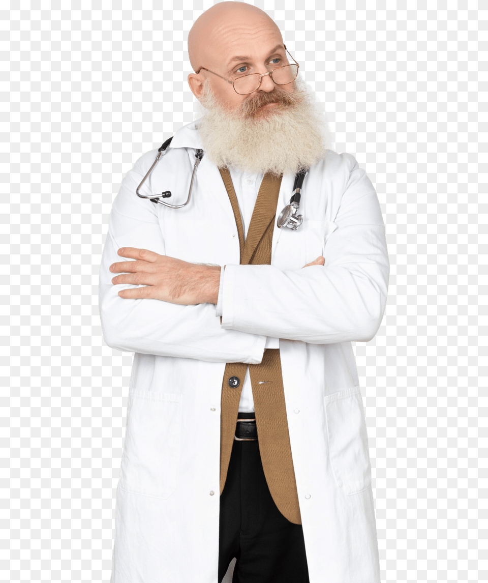 Profession Fur Clothing, Coat, Lab Coat, Adult, Man Png Image