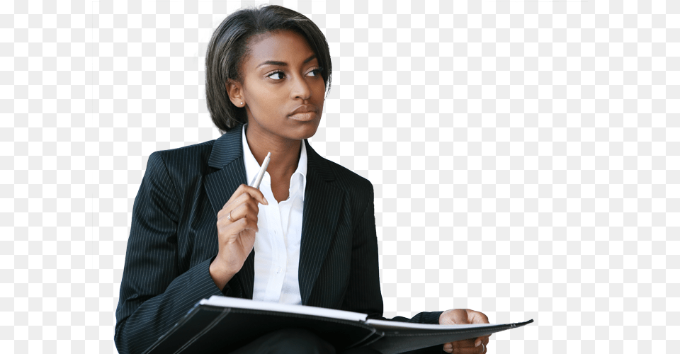 Professional African American Woman Working Class Black Woman, Adult, Executive, Female, Person Free Png Download