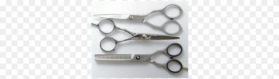 Professional Barber Scissors On White Poster Pixers Scissors, Blade, Shears, Weapon Png Image