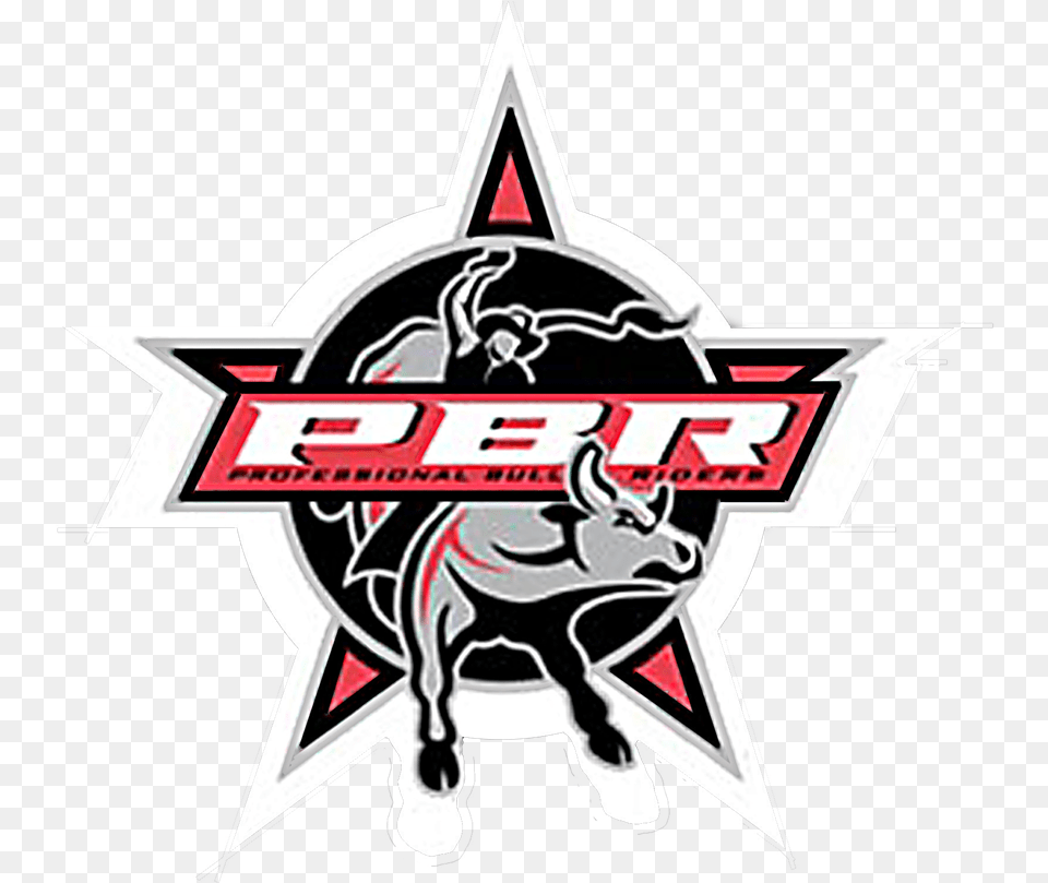 Professional Bull Riders Come To Elmira Professional Bull Riders Logo, Emblem, Symbol Png