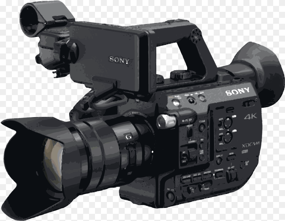 Professional Camcorders Sony Fs5 Mark Ii, Camera, Electronics, Video Camera, Device Free Png