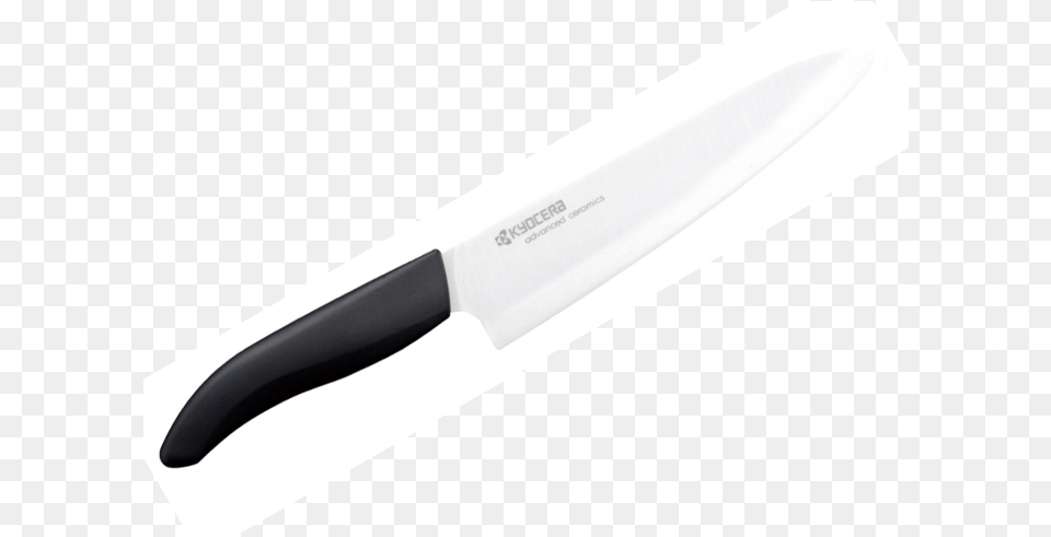Professional Chef Knife 18cm Blade Kyocera Chef Knife 18 Cm White Ceramic, Weapon, Cutlery, Dagger Free Transparent Png
