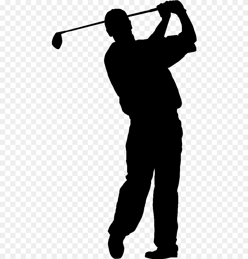 Professional Golfer Golf Course Swingolf Golf Stroke Background Golfer Clipart, Gray Free Transparent Png