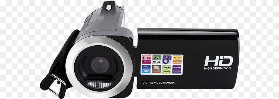 Professional Hd 1080p 18mp Multi Function Hd Slim Digital Video Camera, Electronics, Video Camera Png Image