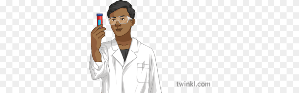 Professional Lab Coat Scientist Science Boy General People Science Coat Drawing Male, Clothing, Lab Coat, Adult, Man Free Png
