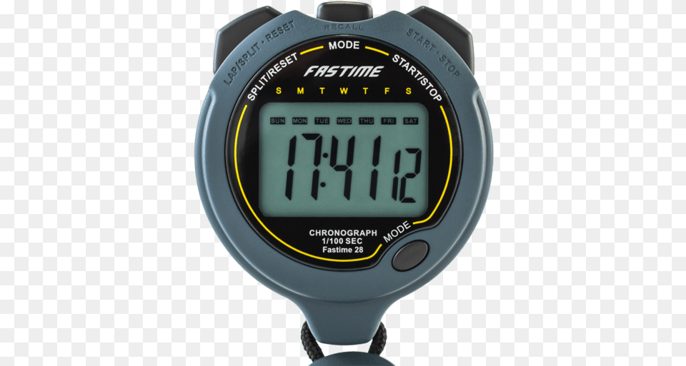 Professional Quality Single Display Stopwatch With Fastime, Wristwatch Free Png Download