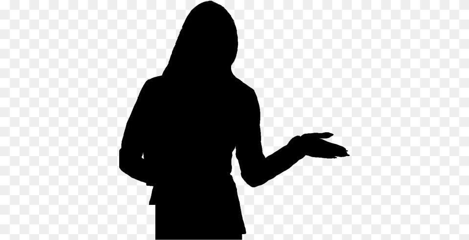 Professional Woman Transparent Images Silhouette, Knitwear, Clothing, Sweatshirt, Hood Free Png Download