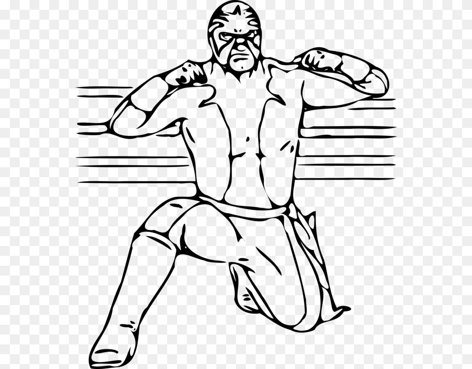 Professional Wrestling Professional Wrestler Wrestling Wwe Cliparts, Gray Free Png
