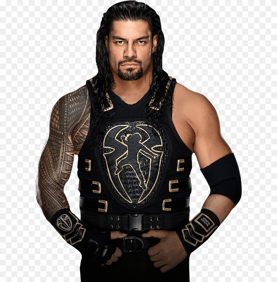 Professional Wrestling Wwe Roman Reigns, Male, Adult, Tattoo, Skin Png Image
