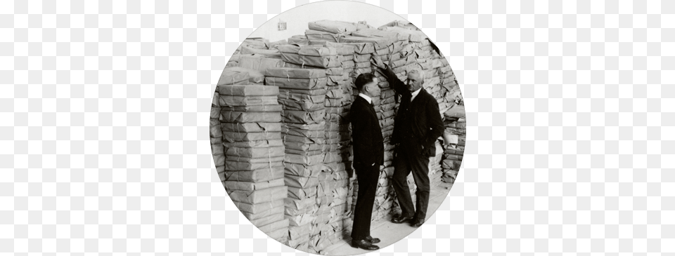 Professor Adams Standing Beside Massive Packages Of Stanford University, Wall, Photography, Formal Wear, Suit Free Transparent Png