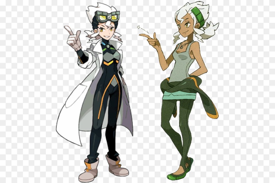 Professor Burnet Pokemon Sun And Moon Pokemon Professor Burnet, Book, Publication, Comics, Adult Png