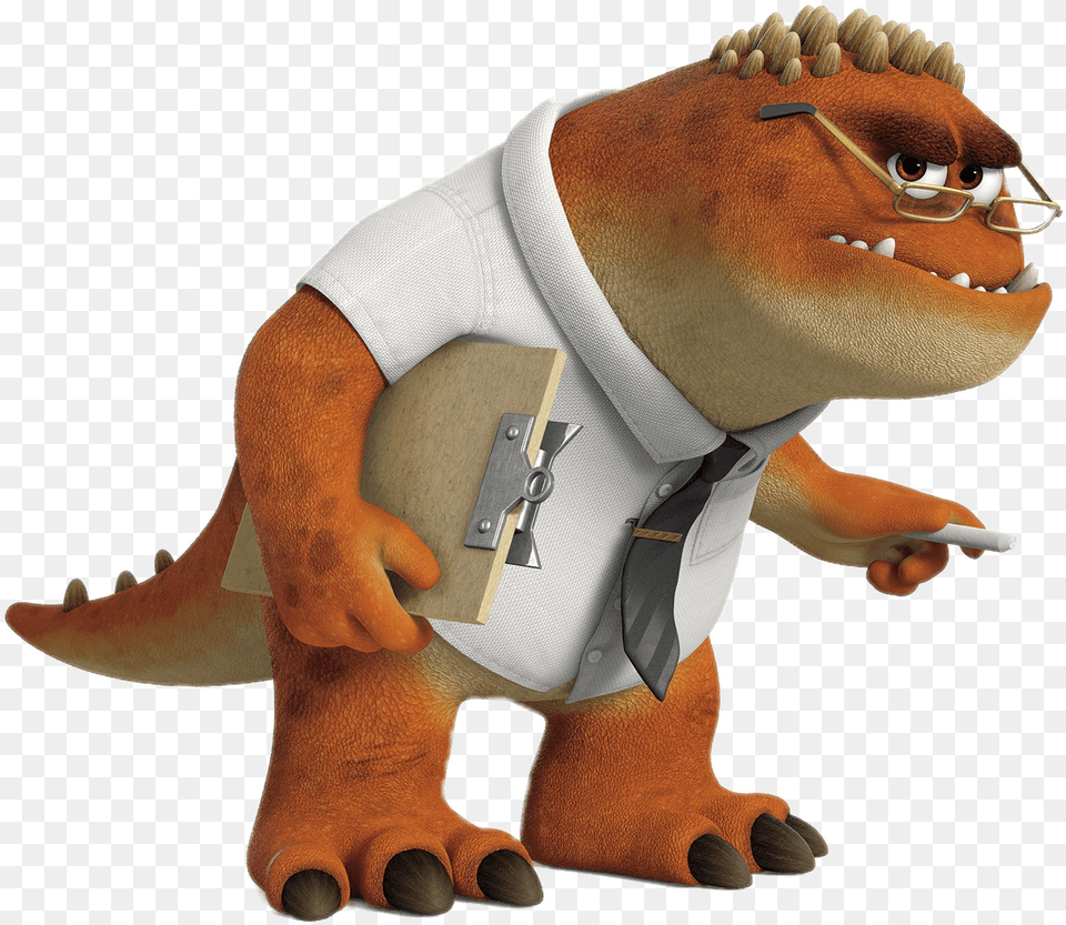 Professor Derek Knight Character Monsters University, Toy, Animal, Dinosaur, Reptile Png Image