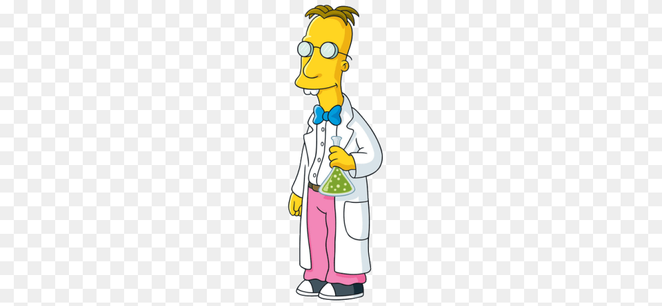 Professor Frink, Clothing, Coat, Lab Coat, Person Png Image