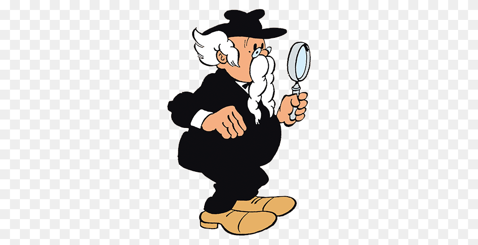 Professor Gobelijn Holding A Magnifying Glass, Photography, Baby, Person, Face Free Png
