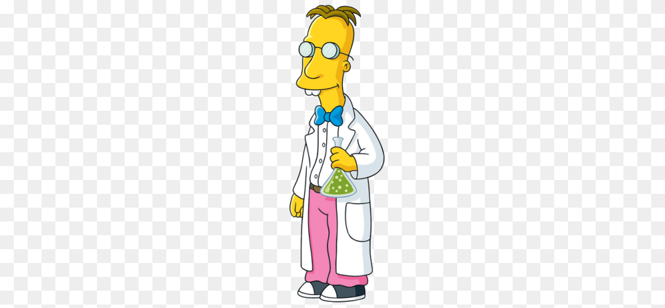 Professor John Frink Geeky, Clothing, Coat, Lab Coat, Person Free Png Download