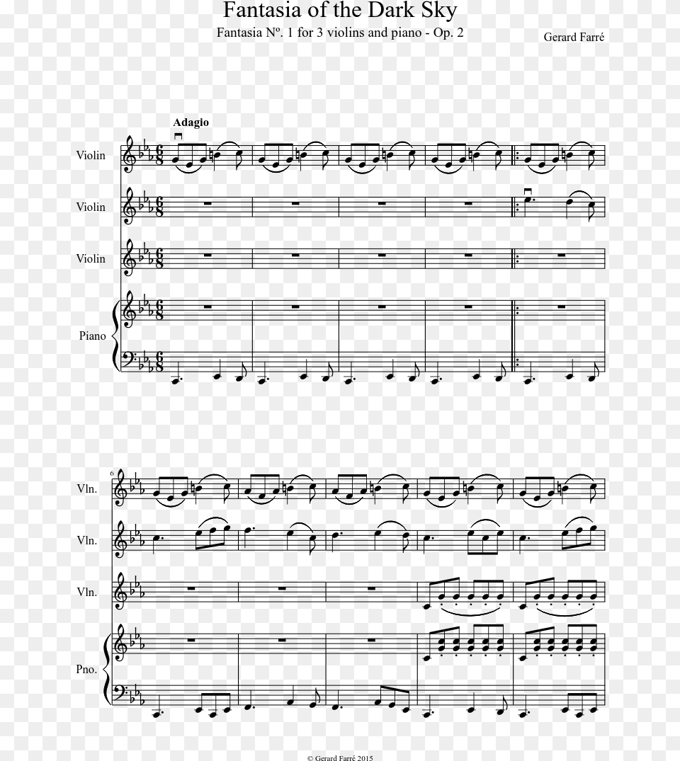 Professor Layton Theme Sheet Music, Gray Free Png Download