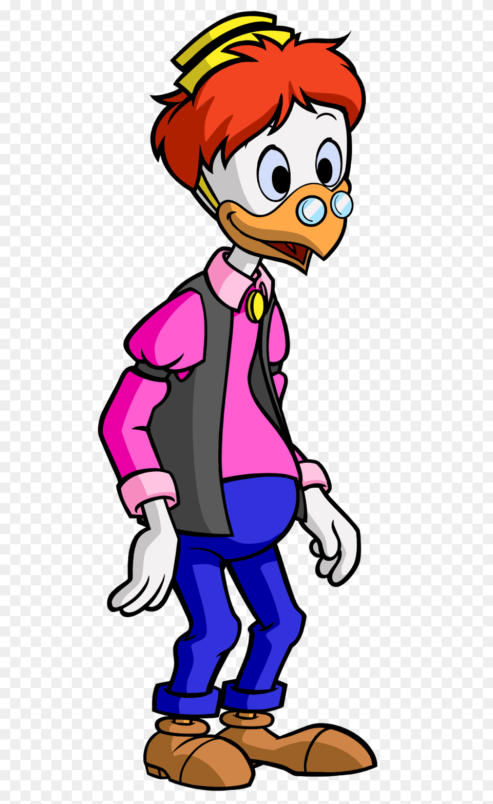 Professor Pardal Disney Duck Tales Disney And Cartoon, Baby, Person, Book, Comics Png Image