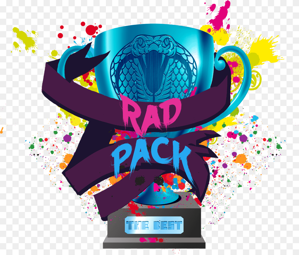 Professorrad Is The Most Radical Cyber Athlete And Graphic Design, Trophy, Advertisement Png