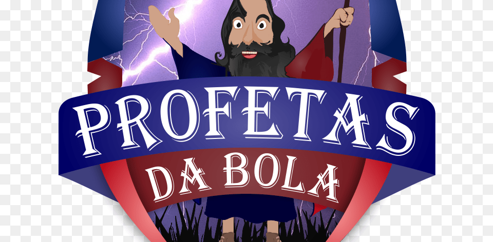 Profetas Da Bola Logo Poster, Book, Publication, Baby, Person Png Image