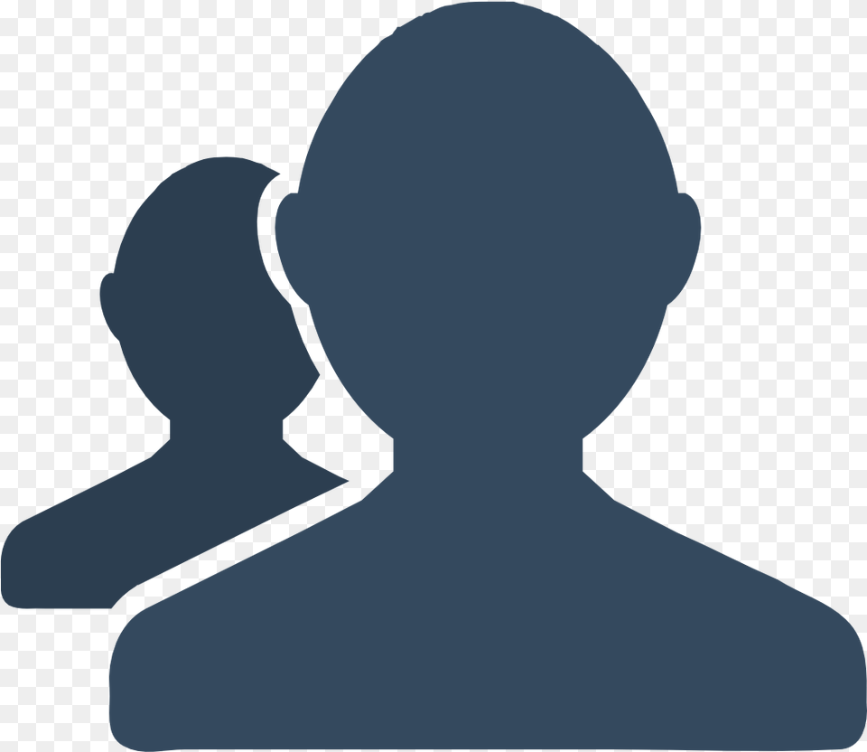 Profile Group Icon, Silhouette, Body Part, Face, Head Free Png Download