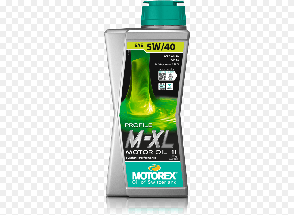 Profile M Xl Sae 5w40 Motorex Boxer, Bottle, Qr Code, Cosmetics, Aftershave Free Png