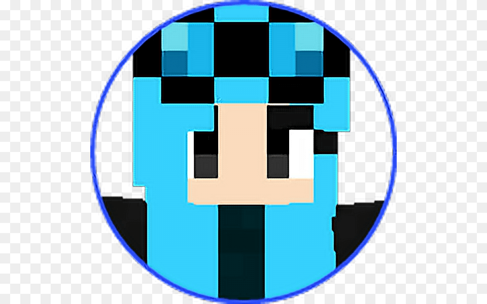 Profilepic Profilepicture Dantdm Fangirlremixit Minecraft Skins Dantdm Blue Hair, Photography, Disk Free Png Download