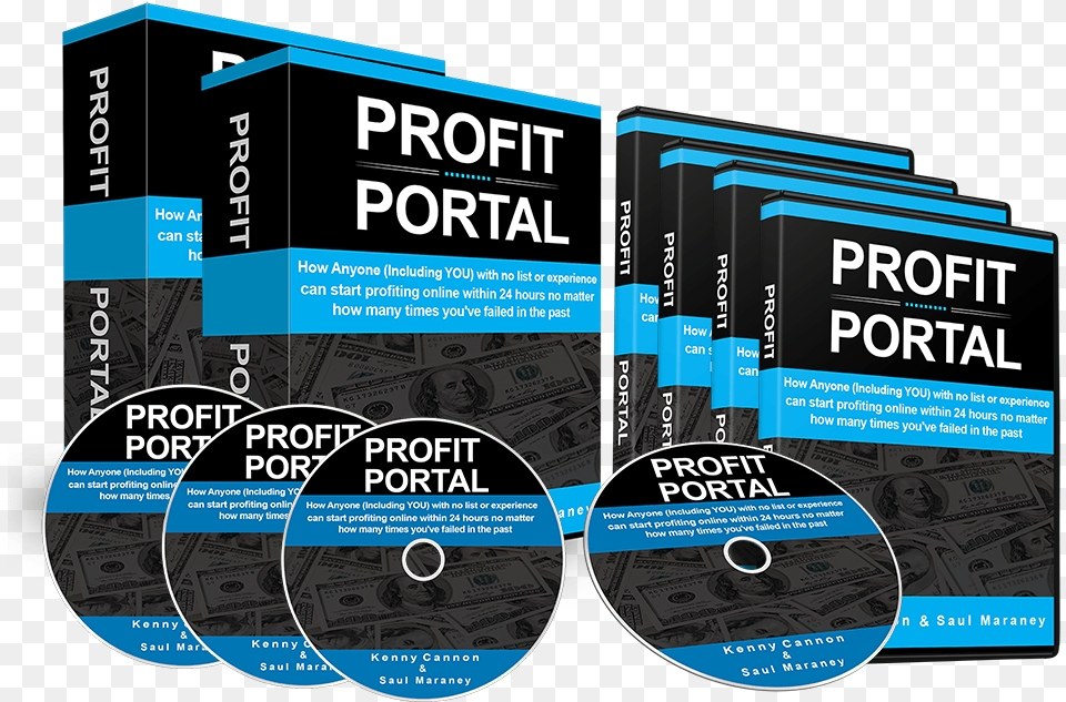 Profit Portal With Kenny Cannon And Saul Maraney, Advertisement, Poster, Disk, Dvd Free Png