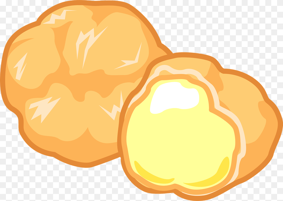Profiterole Sweet Cream Puff Clipart, Food, Dessert, Pastry, Bread Png Image