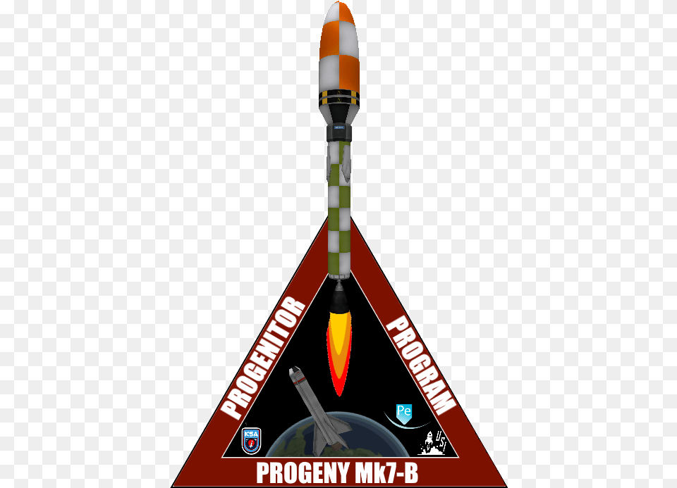 Progeny Mk7 B Flight 3 Analysis Kerbal Space Agency Vertical, Rocket, Weapon Png Image